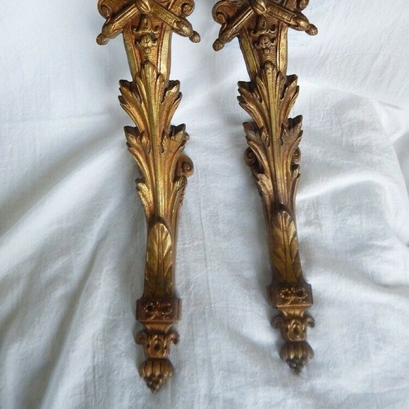 Antique 1900's French bronze Ormolu Curtain Rod - Picture 8 of 8